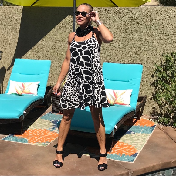 Cache Embellished Mini racer back dress - Picture 3 of 8